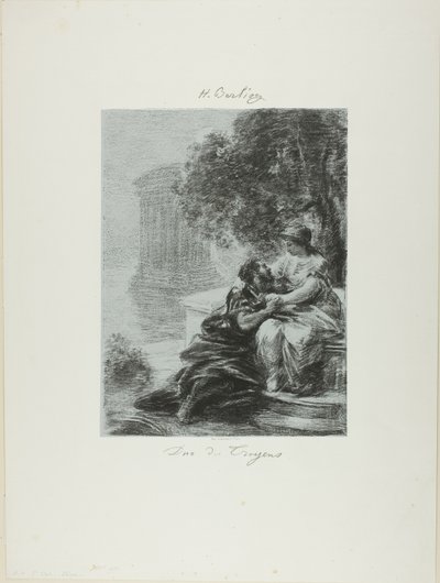 Duet van de Trojanen, eerste plaat door Ignace Henri Jean Fantin Latour