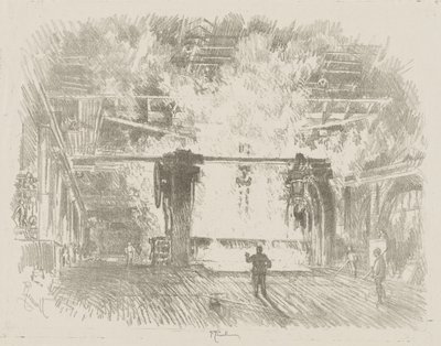 Engels Oorlogswerk: Pantserplaat Maken door Ignace Henri Jean Fantin Latour