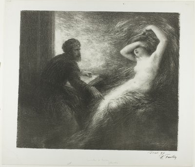 Evocatie van Kundry door Ignace Henri Jean Fantin Latour