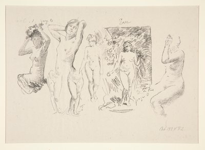 Blad door Ignace Henri Jean Fantin Latour