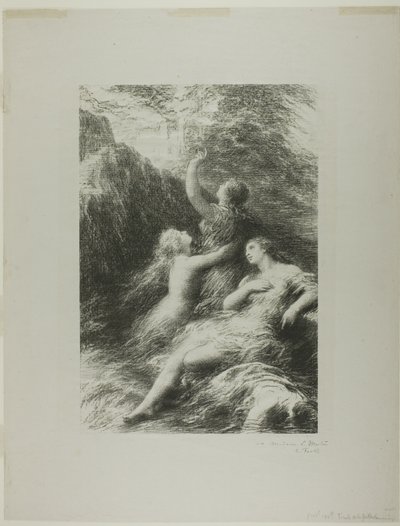 Finale van de Schemering der Goden door Ignace Henri Jean Fantin Latour