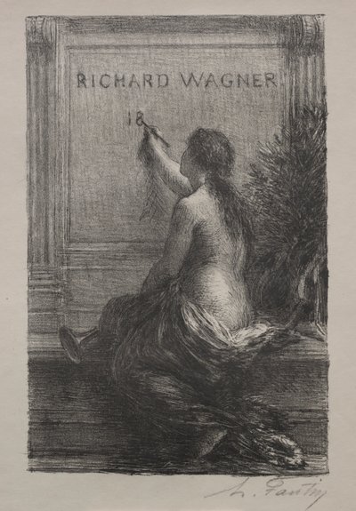 Onsterfelijkheid door Ignace Henri Jean Fantin Latour
