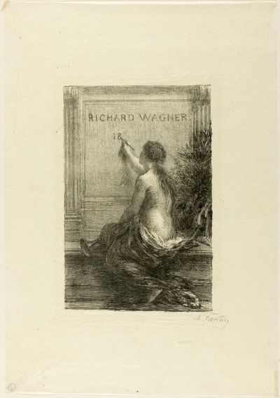 Onsterfelijkheid door Ignace Henri Jean Fantin Latour