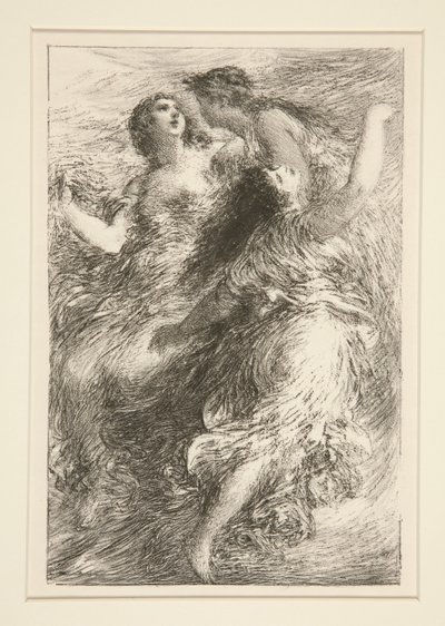 L door Ignace Henri Jean Fantin Latour