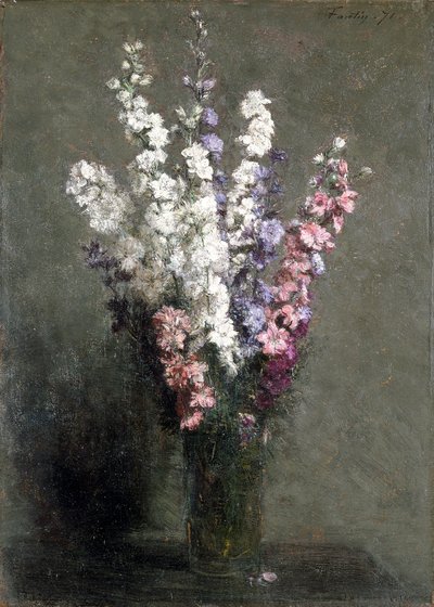Ridderspoor door Ignace Henri Jean Fantin Latour