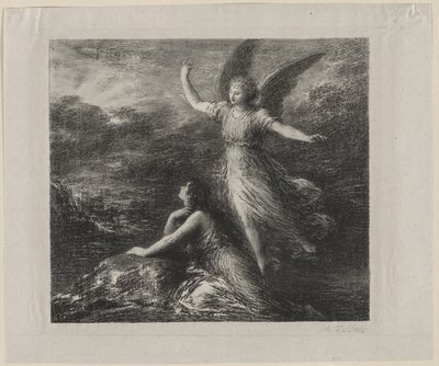 Het paradijs en de Peri door Ignace Henri Jean Fantin Latour