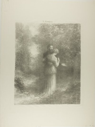 Liefdesgedichten, eerste plaat door Ignace Henri Jean Fantin Latour