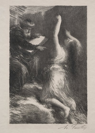 Parsifal, Act II: Oproeping van Kundry door Ignace Henri Jean Fantin Latour