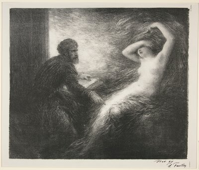 Parsifal: Act II. Oproeping van Kundry door Ignace Henri Jean Fantin Latour