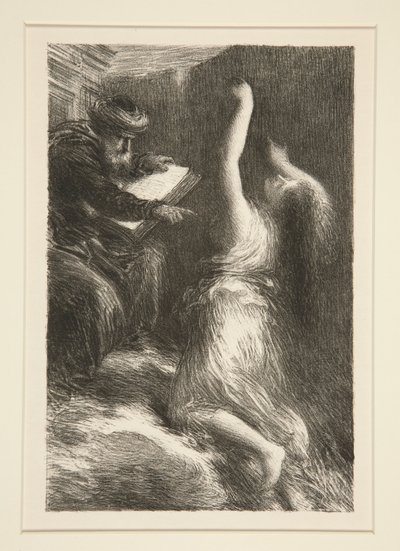 Parsifal: acte II, evocatie van Kundry door Ignace Henri Jean Fantin Latour