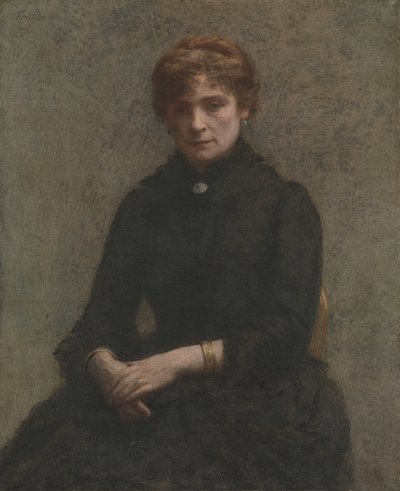Portret van een Vrouw, 1885 door Ignace Henri Jean Fantin Latour