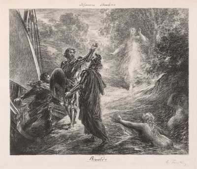 Rinaldo door Ignace Henri Jean Fantin Latour
