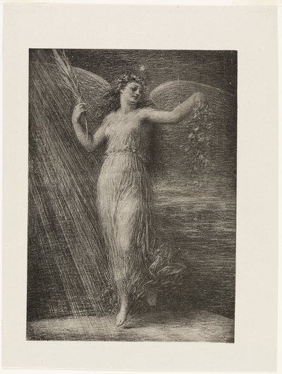 Réveil door Ignace Henri Jean Fantin Latour