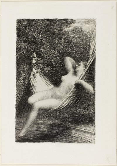 Sara de Badster door Ignace Henri Jean Fantin Latour