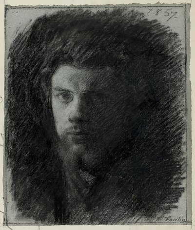 Zelfportret door Ignace Henri Jean Fantin Latour