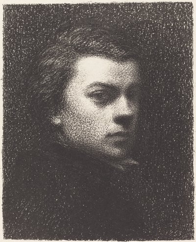 Zelfportret op zeventienjarige leeftijd door Ignace Henri Jean Fantin Latour