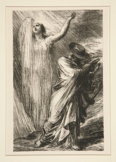 Siegfried: acte II door Ignace Henri Jean Fantin Latour