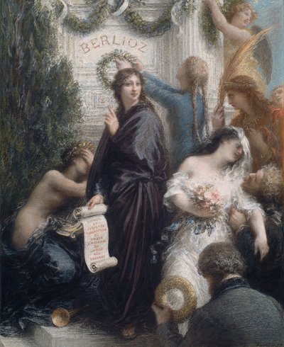 De verjaardag (Hommage aan Hector Berlioz) door Henri Fantin Latour