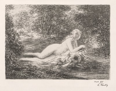 De Lente door Ignace Henri Jean Fantin Latour