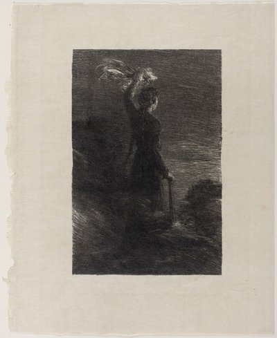 Tristan en Isolde, Act II: Signaal in de Nacht door Ignace Henri Jean Fantin Latour