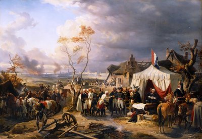 Generaal De la Morlière ontvangt de overgave van Antwerpen 29 november 1792 door Henri Felix Emmanuel Philippoteaux