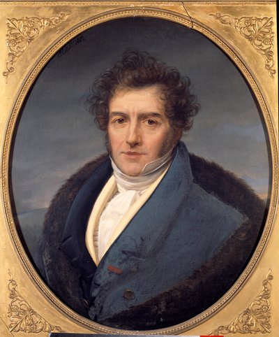 Portret van Francois Adrien Boieldieu door Henri Francois Riesener