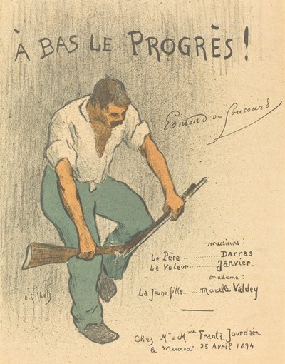 Weg met de vooruitgang! door Henri Gabriel Ibels