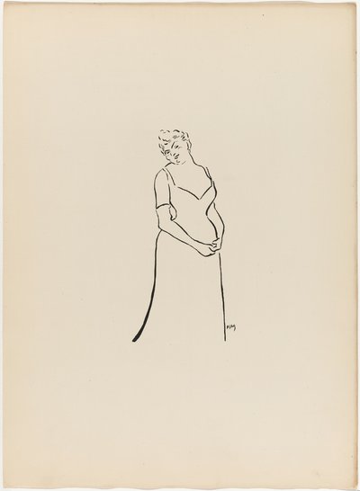 Anna Thibaud, van Le Café-Concert door Henri Gabriel Ibels