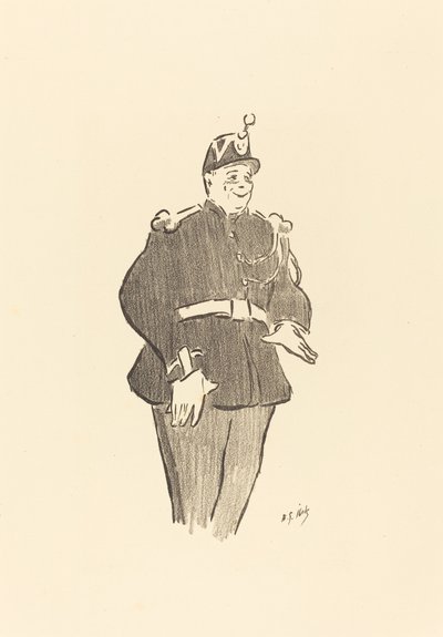 Gendarme door Henri Gabriel Ibels