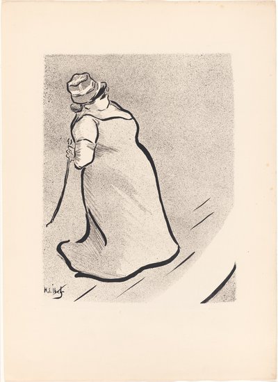 Jeanne Bloch, van Le Café-Concert door Henri Gabriel Ibels