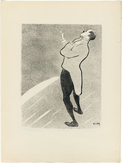 Kam-Hill, van Le Café-Concert door Henri Gabriel Ibels