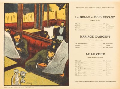 De Schone Slaapster; Zilveren huwelijk; Ahasverus door Henri Gabriel Ibels