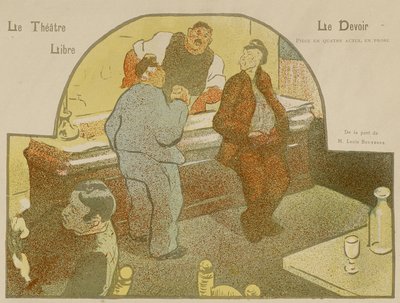 Le Théâtre Libre: Le Devoir door Henri Gabriel Ibels