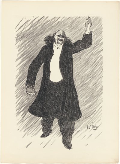 Marcel Legay, van Le Café-Concert door Henri Gabriel Ibels