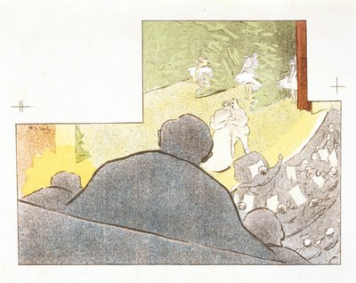 Mirages, programma voor de productie van Het Fossielen in Théâtre Libre door Henri Gabriel Ibels