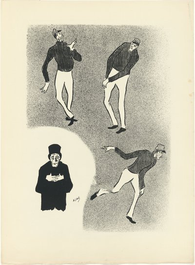 Ouvrard, van Le Café-Concert door Henri Gabriel Ibels
