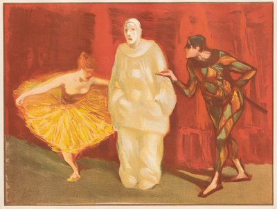 Pantomime door Henri Gabriel Ibels