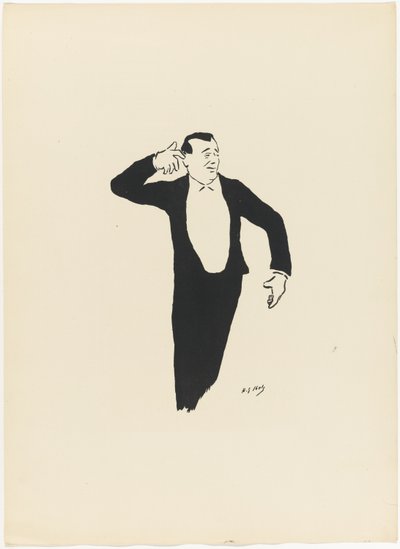 Paulus, van Le Café-Concert door Henri Gabriel Ibels
