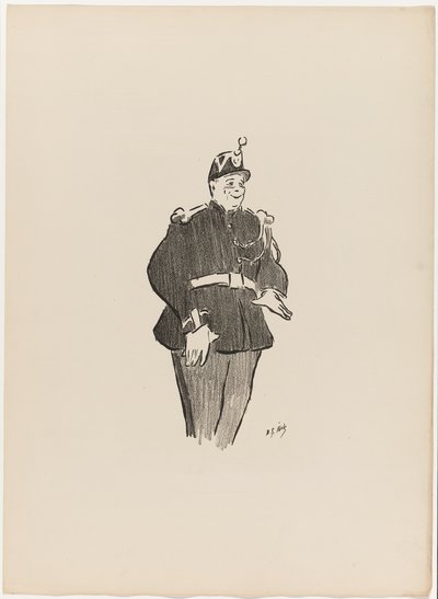 Polin, van Le Café-Concert door Henri Gabriel Ibels