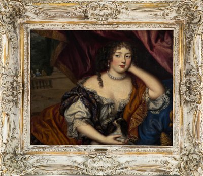 Portret van Louise Renée de Penancoët de Kérouaille, hertogin van Portsmouth 1649-1734 door Henri Gascar