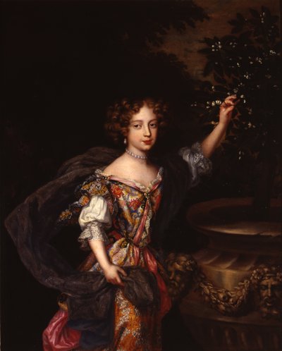 Een portret van Elizabeth, Hertogin van Somerset door Henri Gascars