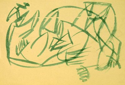 Paarden door Henri Gaudier Brzeska