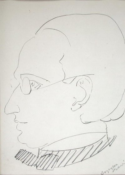 Alfred Wolmark (1877-1961) door Henri Gaudier Brzeska