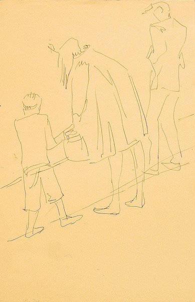 In de Dierentuin door Henri Gaudier Brzeska