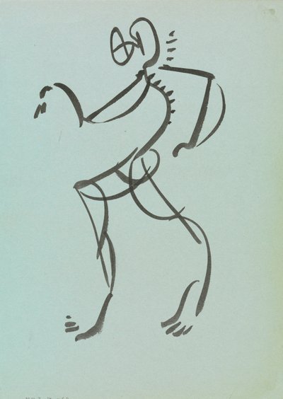 Dansende Figuur door Henri Gaudier Brzeska
