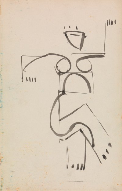 Dansende Figuur door Henri Gaudier Brzeska