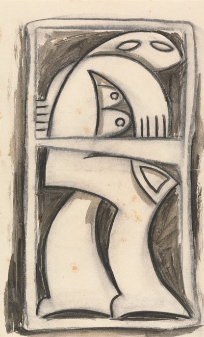 Staande Vrouwelijke Figuur door Henri Gaudier Brzeska