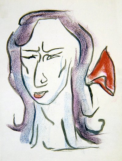 De Gravin van Oxford en Asquith door Henri Gaudier Brzeska