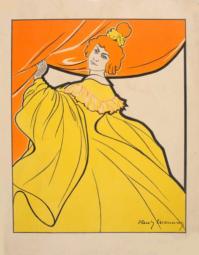 Odette Dulac door Henri Georges Meunier
