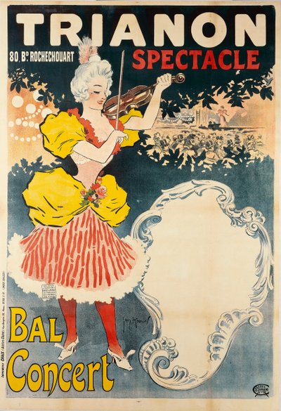 Trianon Spectacle Bal Concert, 1897 door Henri Georges Meunier